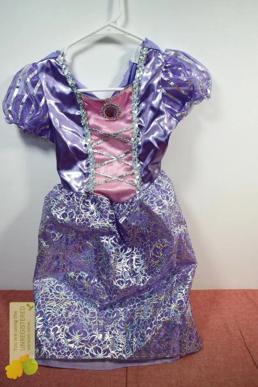 Jakks Disney Princess Rapunzel Girls Dress 4-6x